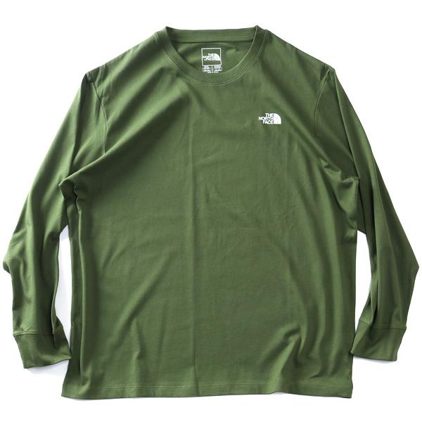 大きいサイズ メンズ THE NORTH FACE ノースフェイス プリント ロング Tシャツ USA直輸入 nf0a8f0j-bri