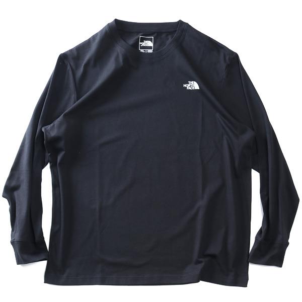 大きいサイズ メンズ THE NORTH FACE ノースフェイス プリント ロング Tシャツ USA直輸入 nf0a8f0j-jk3