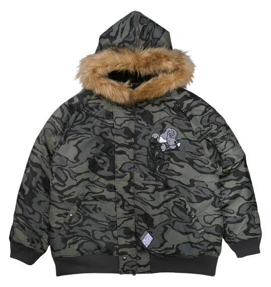 大きいサイズ メンズ GALFY 犬2Bフライト ジャケット カモフラ柄 1253-5340-1 3L 4L 5L 6L