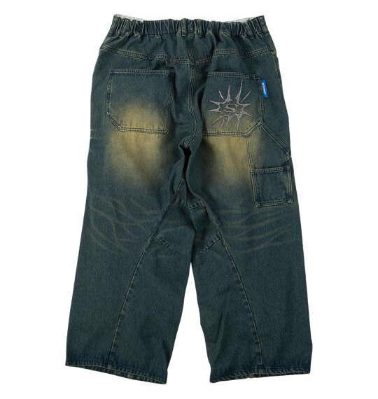 大きいサイズ メンズ SEQUENZ ウォッシュド デニム パンツ ネイビー 1254-5340-1 3L 4L 5L 6L