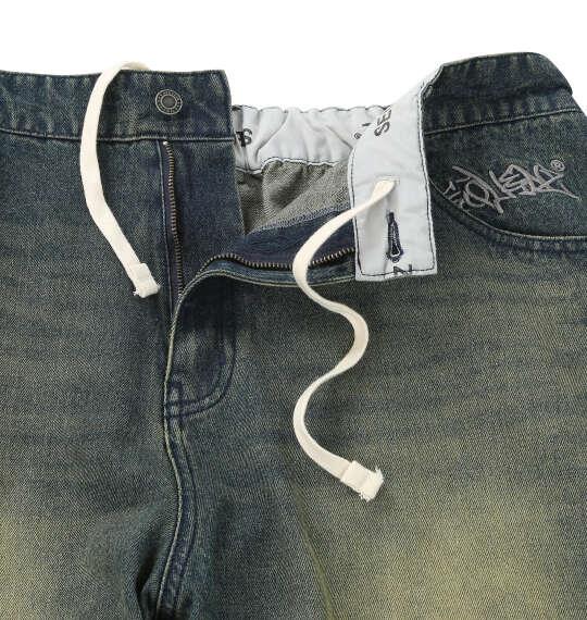 大きいサイズ メンズ SEQUENZ ウォッシュド デニム パンツ ネイビー 1254-5340-1 3L 4L 5L 6L