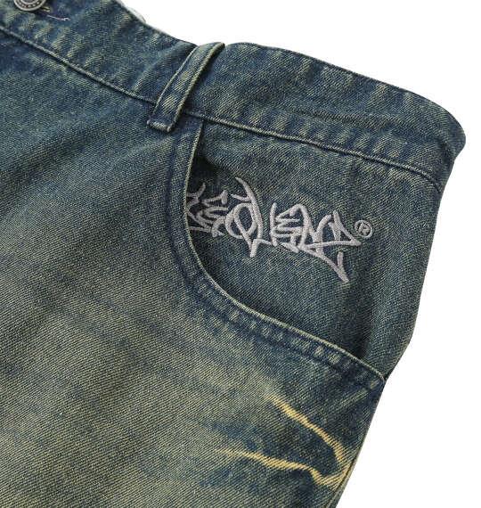 大きいサイズ メンズ SEQUENZ ウォッシュド デニム パンツ ネイビー 1254-5340-1 3L 4L 5L 6L