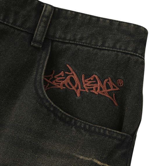 大きいサイズ メンズ SEQUENZ ウォッシュド デニム パンツ ブラック 1254-5340-2 3L 4L 5L 6L