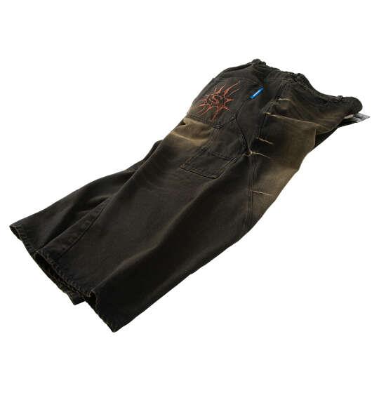 大きいサイズ メンズ SEQUENZ ウォッシュド デニム パンツ ブラック 1254-5340-2 3L 4L 5L 6L