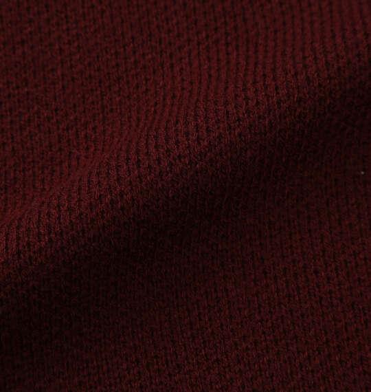大きいサイズ メンズ PLES 7Gダブル ジャガード クルーネック セーター ワイン 1258-5380-1 3L 4L 5L 6L