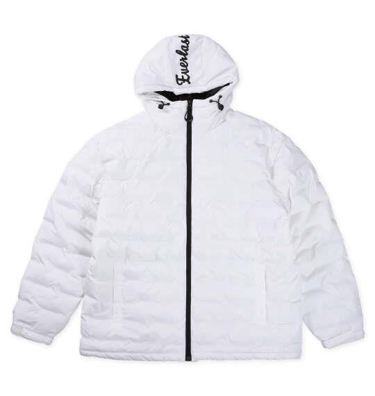 大きいサイズ メンズ EVERLAST 防風ウラアルミ ブルゾン ホワイト 1273-5390-1 3L 4L 5L 6L