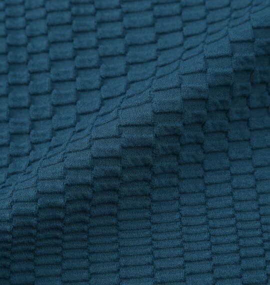 大きいサイズ メンズ TETE HOMME ブリスター ジャガード Vネック 長袖 Tシャツ ターコイズ 1278-5645-3 3L 4L 5L 6L