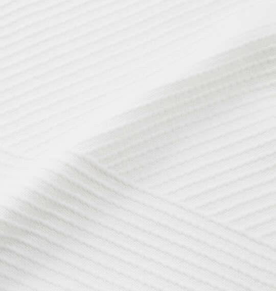 大きいサイズ メンズ TETE HOMME バイアスパネル柄 ボリュームネック 長袖 Tシャツ ホワイト 1278-5646-1 3L 4L 5L 6L