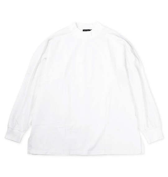 大きいサイズ メンズ EL.FO 無地 モックネック オフホワイト 1278-5682-1 3L 4L 5L 6L