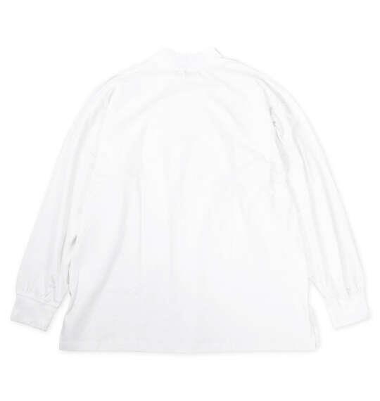 大きいサイズ メンズ EL.FO 無地 モックネック オフホワイト 1278-5682-1 3L 4L 5L 6L