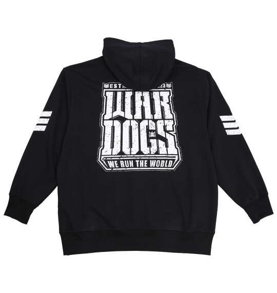 大きいサイズ メンズ 新日本プロレス BULLET CLUB WAR DOGS「WE RUN THE WORLD」 プル パーカー ブラック 1278-5672-1 3L 4L 5L 6L 8L