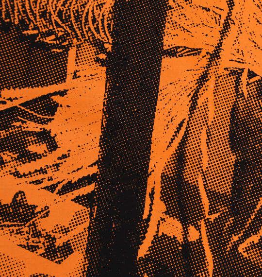 大きいサイズ メンズ 新日本プロレス TMDK「VISION」 半袖 Tシャツ ブラック×オレンジ 1278-5677-1 3L 4L 5L 6L 8L