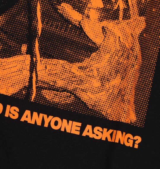 大きいサイズ メンズ 新日本プロレス TMDK「VISION」 半袖 Tシャツ ブラック×オレンジ 1278-5677-1 3L 4L 5L 6L 8L