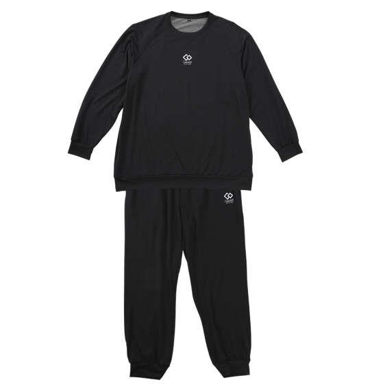 大きいサイズ メンズ Colantotte ACTIVE ストレッチミニ裏毛血行促進ウェアセット ブラック 1279-5315-2 3L 4L 5L 6L 8L