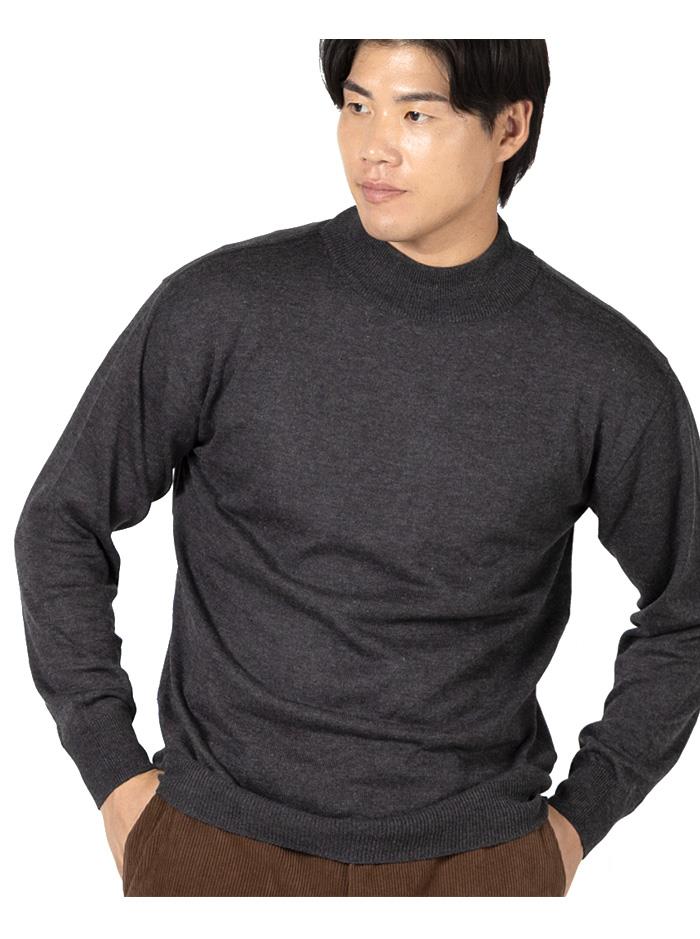 大きいサイズ メンズ SARTORIA BELLINI 国産 ハイゲージ ハイネック ニット セーター 抗菌防臭 日本製 made in japan 秋冬新作 680-sbk2505h 【t2503】