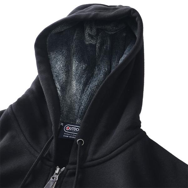 大きいサイズ メンズ OUTDOOR PRODUCTS アウトドアプロダクツ 裏起毛 フリース フルジップ パーカー 秋冬新作 c6569e