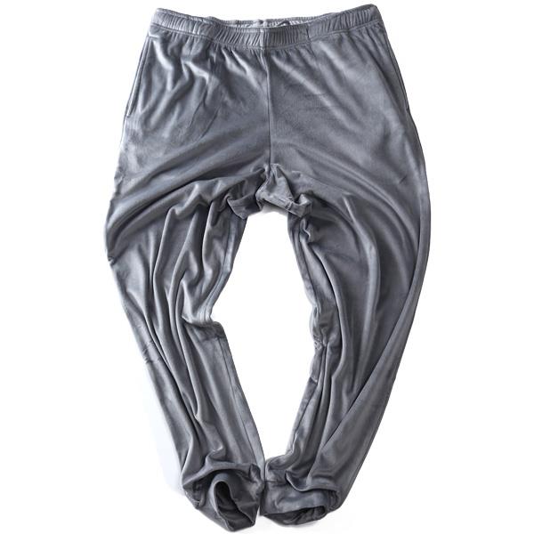 大きいサイズ メンズ Three Quarter ストレッチ ベロア 裏起毛 パンツ 秋冬新作 kmw-54016az