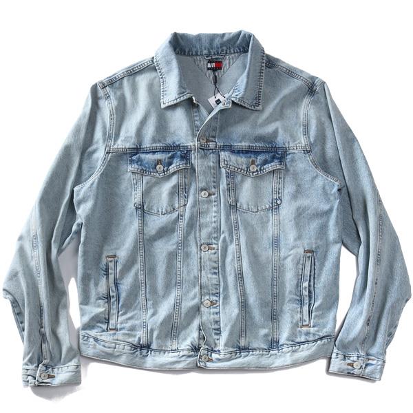 大きいサイズ メンズ TOMMY JEANS トミージーンズ デニム ジャケット Gジャン USA直輸入 dm0dm21242