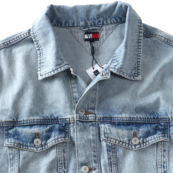 大きいサイズ メンズ TOMMY JEANS トミージーンズ デニム ジャケット Gジャン USA直輸入 dm0dm21242