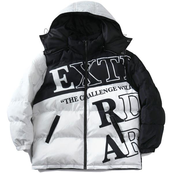 大きいサイズ メンズ RINGS リングス ロゴ使い フード脱着 中綿 ブルゾン 秋冬新作 135040