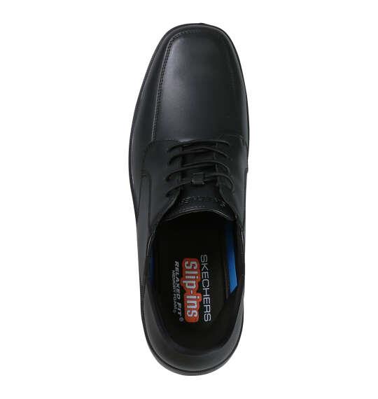 大きいサイズ メンズ SKECHERS ビジネス シューズ SLIP-INS CASWELL-ALFIE ブラック 1240-5363-1 30 31 32