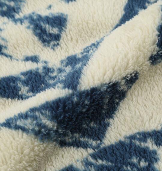 大きいサイズ メンズ OUTDOOR PRODUCTS 裏メッシュ ボア フリース ジャケット アイボリー系 1253-5325-1 3L 4L 5L 6L 8L