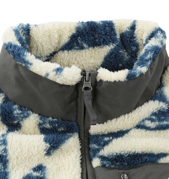 大きいサイズ メンズ OUTDOOR PRODUCTS 裏メッシュ ボア フリース ジャケット アイボリー系 1253-5325-1 3L 4L 5L 6L 8L