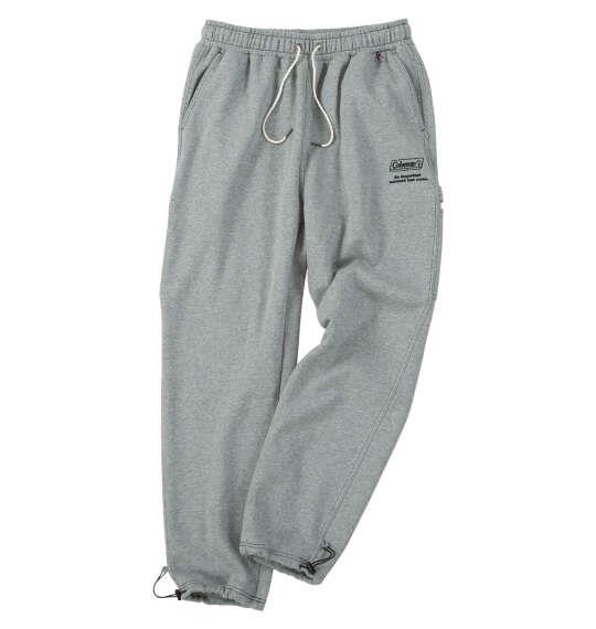 大きいサイズ メンズ Coleman 裏起毛 スウェット ペインター パンツ グレー 1274-5303-1 3L 4L 5L 6L 8L