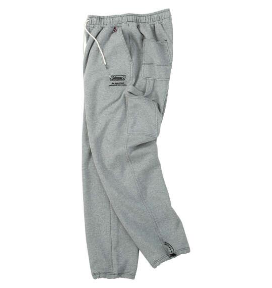 大きいサイズ メンズ Coleman 裏起毛 スウェット ペインター パンツ グレー 1274-5303-1 3L 4L 5L 6L 8L
