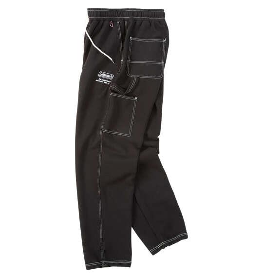 大きいサイズ メンズ Coleman 裏起毛 スウェット ペインター パンツ ブラック 1274-5303-2 3L 4L 5L 6L 8L