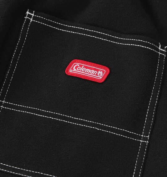 大きいサイズ メンズ Coleman 裏起毛 スウェット ペインター パンツ ブラック 1274-5303-2 3L 4L 5L 6L 8L
