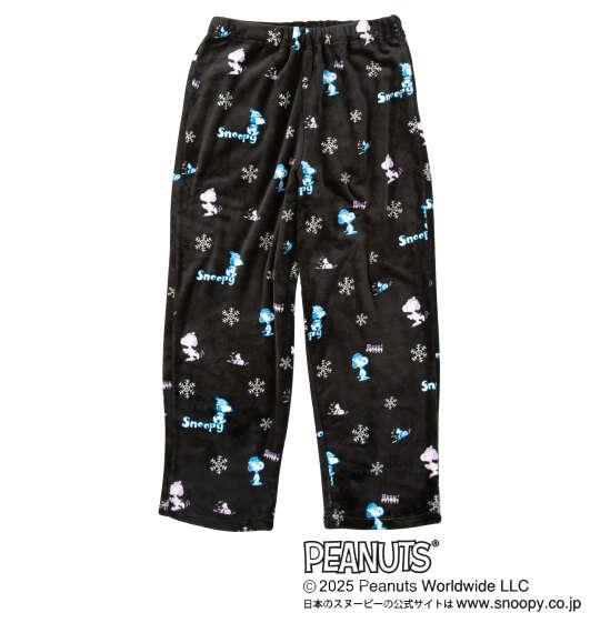 大きいサイズ メンズ PEANUTS ふわもこ スウェット セット ブラック 1279-5300-2 3L 4L 5L 6L 8L