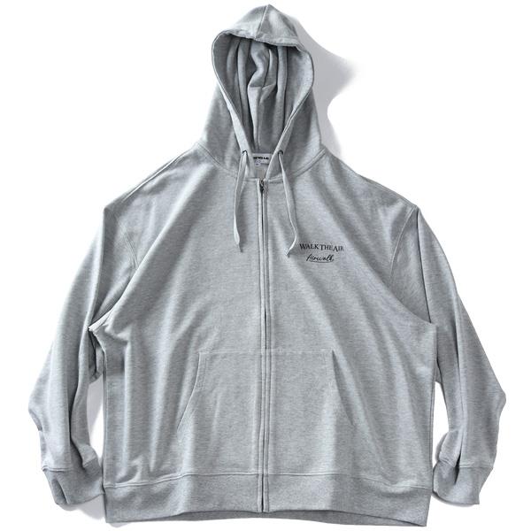 大きいサイズ メンズ AIRWALK エアウォーク プリント フルジップ パーカー 秋冬新作 awm53309az