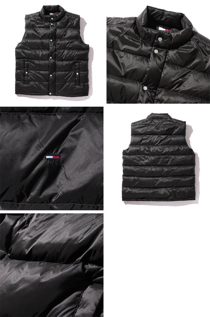 大きいサイズ メンズ TOMMY JEANS トミージーンズ ライト ダウン ベスト USA直輸入 dm0dm21777