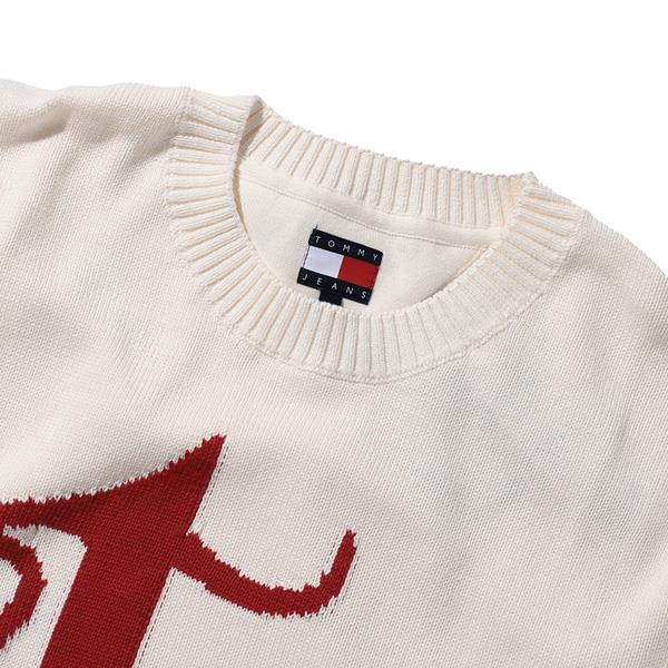 【fd1029】大きいサイズ メンズ TOMMY JEANS トミージーンズ クルーネック セーター USA直輸入 dm0dm21883