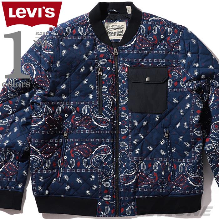 大きいサイズ メンズ LEVIS リーバイス ダイアモンドキルト ボンバー ジャケット USA直輸入 lm2mp433
