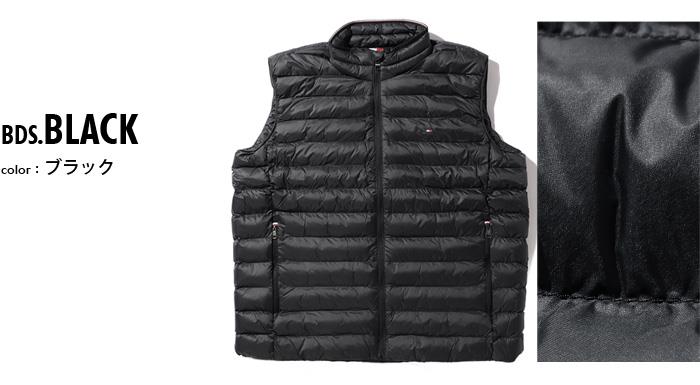 大きいサイズ メンズ TOMMY HILFIGER トミーヒルフィガー 中綿 ベスト USA直輸入 mw0mw39989