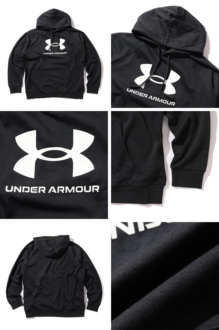 大きいサイズ メンズ UNDER ARMOUR アンダーアーマー プリント プルオーバー パーカー USA直輸入 1379758-001
