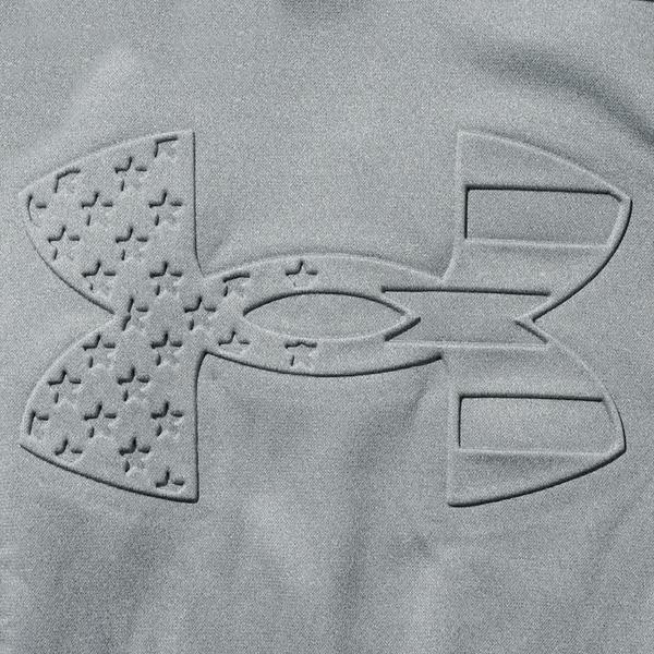 大きいサイズ メンズ UNDER ARMOUR アンダーアーマー エンボス加工 フリース プルオーバー パーカー USA直輸入 6004092-035