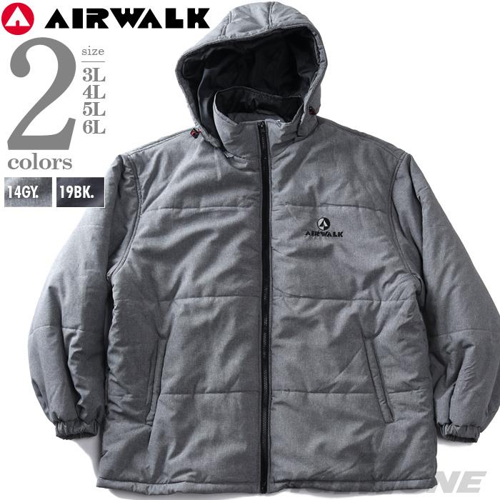 大きいサイズ メンズ AIRWALK エアウォーク フード脱着 中綿 ブルゾン 秋冬新作 awm53102az