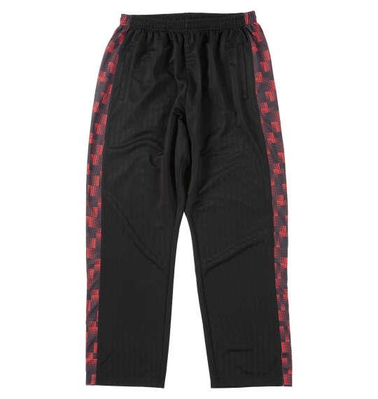 大きいサイズ メンズ Mc.S.P ハーフトーンドット切替 ジャージ パンツ ブラック×レッド 1254-5360-3 3L 4L 5L 6L 8L