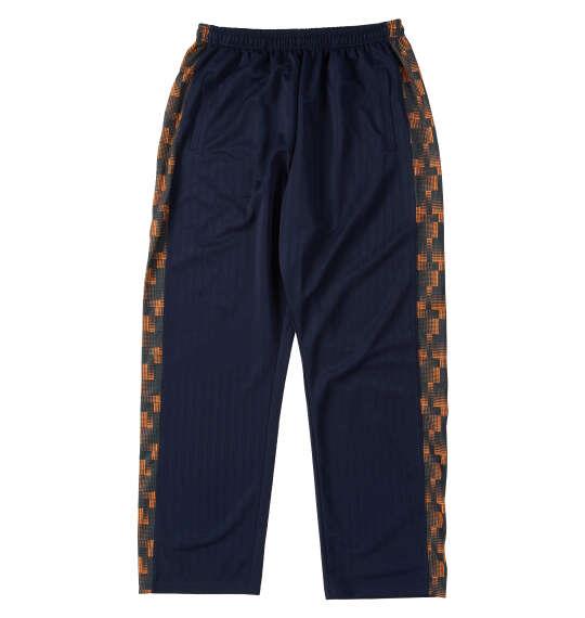 大きいサイズ メンズ Mc.S.P ハーフトーンドット切替 ジャージ セット ネイビー×オレンジ 1256-5300-1 3L 4L 5L 6L 8L