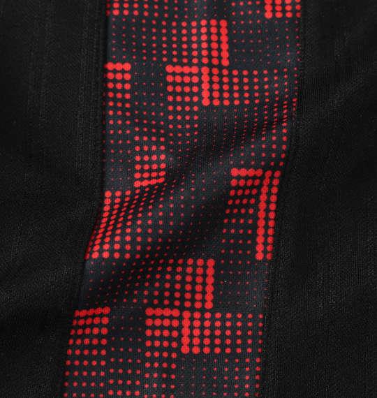 大きいサイズ メンズ Mc.S.P ハーフトーンドット切替 ジャージ セット ブラック×レッド 1256-5300-3 3L 4L 5L 6L 8L