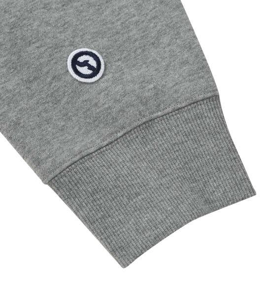 大きいサイズ メンズ OUTDOOR PRODUCTS 裏起毛 クルー トレーナー グレー 1258-5312-1 3L 4L 5L 6L 8L