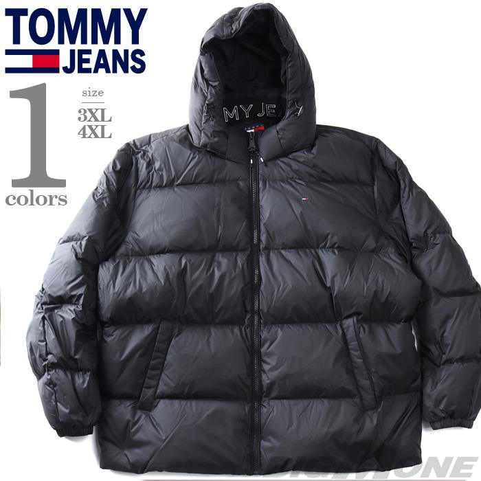 大きいサイズ メンズ TOMMY JEANS トミージーンズ フード脱着 ダウン ジャケット ESSENTIAL DOWN JACKET USA直輸入 dm0dm19786