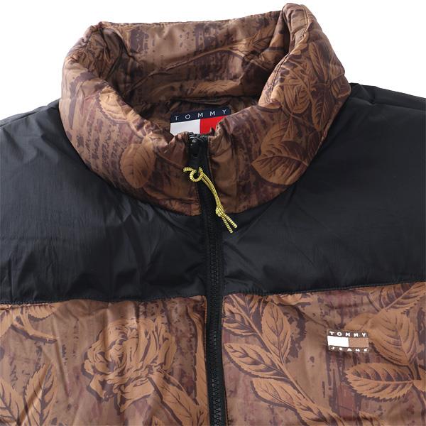 大きいサイズ メンズ TOMMY JEANS トミージーンズ 切替え 中綿 ジャケット VAIL AOP PUFFER USA直輸入 dm0dm22037
