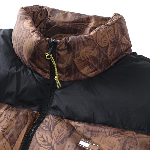 大きいサイズ メンズ TOMMY JEANS トミージーンズ 切替え 中綿 ジャケット VAIL AOP PUFFER USA直輸入 dm0dm22037
