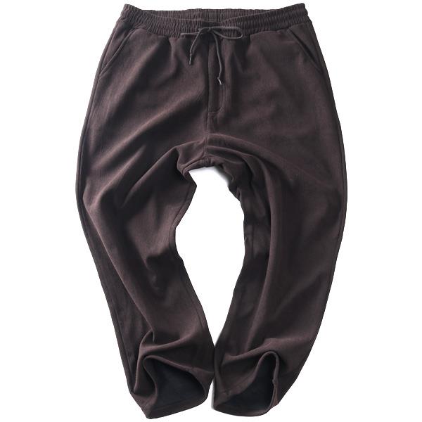 大きいサイズ メンズ あったか コーデュロイ 裏起毛 シャーリング パンツ 前ファスナー付 秋冬新作 304222x