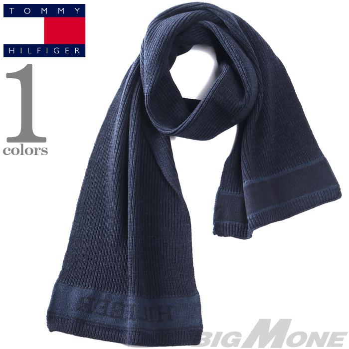 大きいサイズ メンズ TOMMY HILFIGER トミーヒルフィガー ニット マフラー USA直輸入 thmc524552