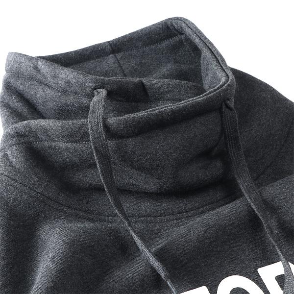 大きいサイズ メンズ RAVES 裏起毛 スピンドルネック プリント トレーナー 秋冬新作 65-88632-b